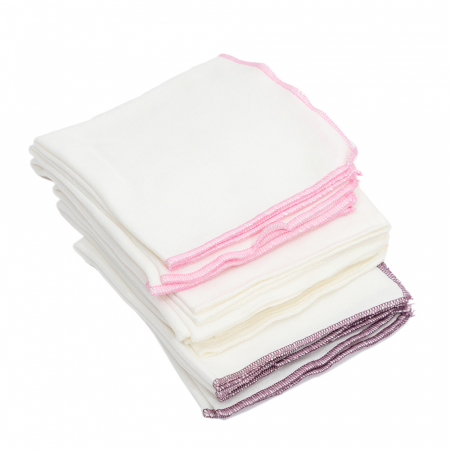 Bavețele-Batistuțe - Set 10 batiste/prosopele pentru bebelusi