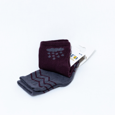 Șosete-Dresuri - Set 2 perechi de șosete bebe