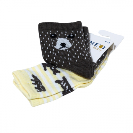 Șosete-Dresuri - Set 2 perechi de șosete bebe