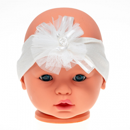 Set 2 piese bebe bentita si o pereche de sosete model floricica 0-6 luni [4]