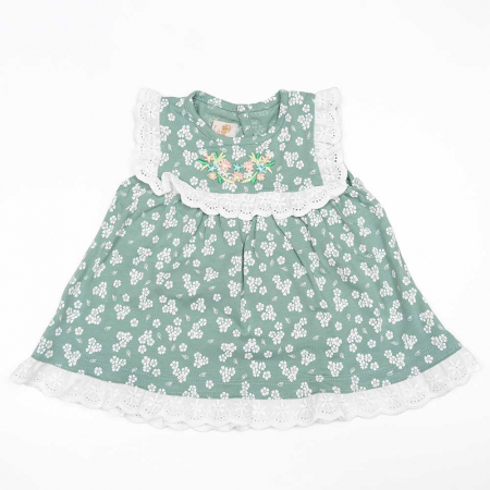 costumase bebelusi fete Flowers bentita cu colanti si rochie vaporoasa [6]