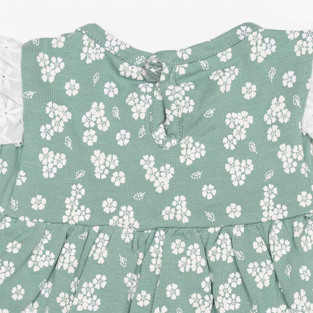 costumase bebelusi fete Flowers bentita cu colanti si rochie vaporoasa [2]