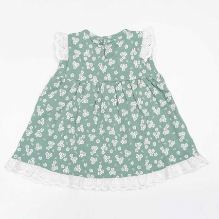 costumase bebelusi fete Flowers bentita cu colanti si rochie vaporoasa [3]