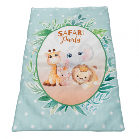 Set bebe salteluta cu perna Safari|Accesorii bebelusi| Accesorii copii [1]