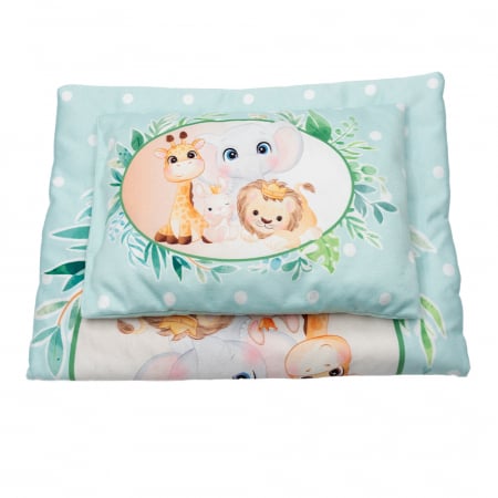 Set bebe salteluta cu perna Safari|Accesorii bebelusi| Accesorii copii [5]