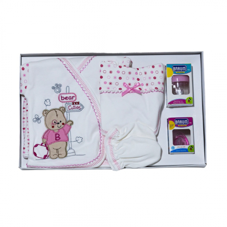Acasă - Compleuri 7 piese pentru nou nascut Fete - Dragute si Adorabile