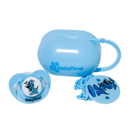 Biberoane-Suzete-Scutece - Set suzetă bebe Cățeluș| Accesorii pentru Bebelusi