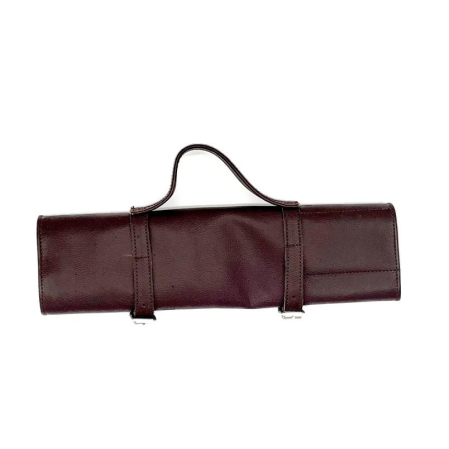 Diverse - Husa din piele naturala pentru cutite, maro 38x32 cm