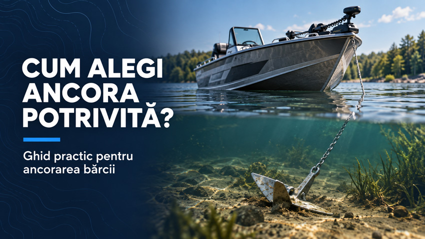 Cum alegi ancora potrivita pentru barca ta? Ghid practic de ancorare