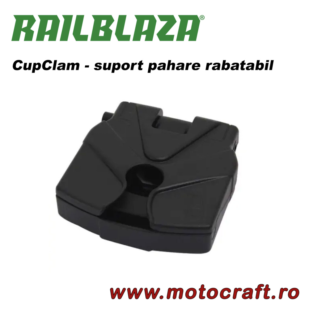 RAILBLAZA CupClam – Suport rabatabil pentru pahare și băuturi, compatibil StarPort [2]