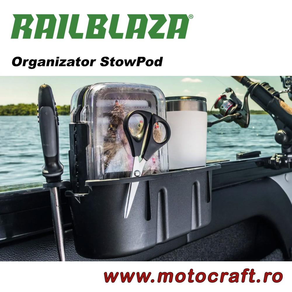 RAILBLAZA StowPod – Organizator accesorii pentru barcă și caiac [2]