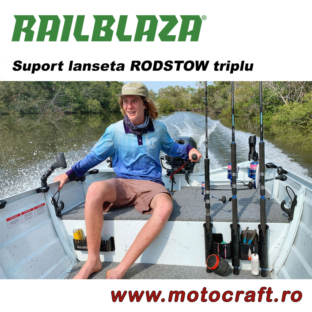 Suport lanseta - Railblaza RodStow triplu [3]