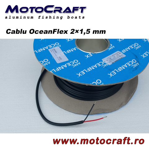Cablu electric marin OceanFlex 2×1,5 mm din cupru cositorit, rotund [0]