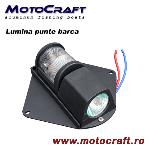 Lumini navigatie barca - Lampa combinata de catarg si punte – 12 V, pentru barci pana la 12 m