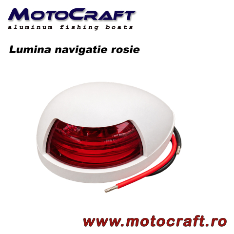 Lumini navigatie barca - Lumina de navigatie rosie pentru babord