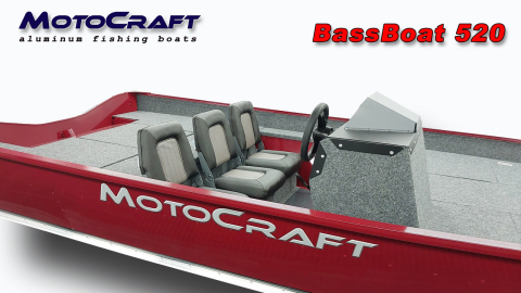 Barci pescuit din aluminiu - MotoCraft BassBoat 520