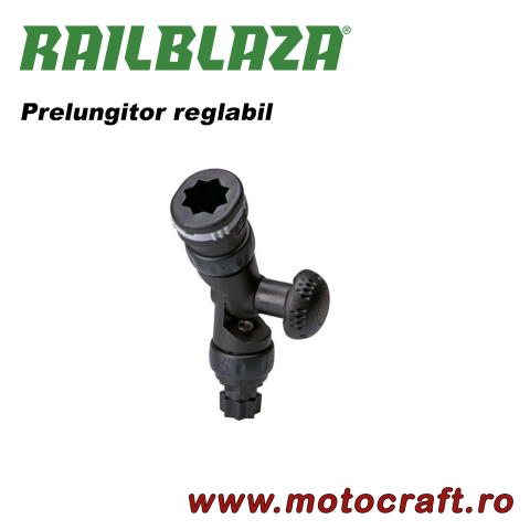 Railblaza - RAILBLAZA Adjustable Extender R-Lock – Prelungitor reglabil pentru accesorii