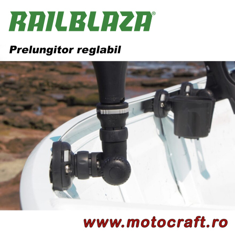 RAILBLAZA Adjustable Extender R-Lock – Prelungitor reglabil pentru accesorii [2]