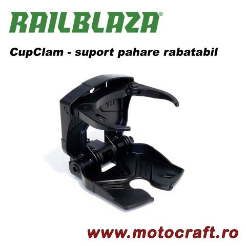 Alte accesorii - RAILBLAZA CupClam – Suport rabatabil pentru pahare și băuturi, compatibil StarPort