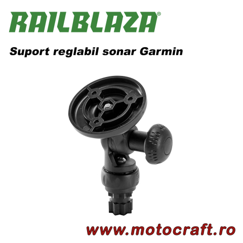 Suporturi pentru sonare și electronice - RAILBLAZA Garmin Fishfinder Mount R-Lock – Suport reglabil sonar Garmin