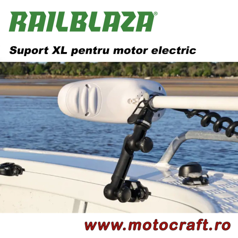 RAILBLAZA Trolling Motor Support XL – Suport reglabil pentru motor electric [2]