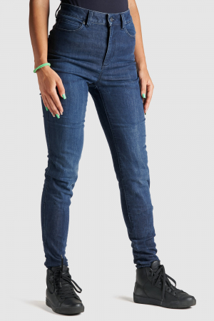 Echipamente Strada - Blugi dama Pando Kusari Cor, Slim fit, Albastru