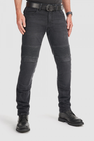 Blugi / jeansi moto - Blugi Pando Karl Devil AAA, Slim Fit