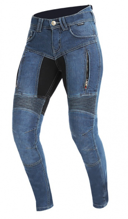 Blugi / jeansi moto - Blugi Trilobite Parado Lady, Skinny Fit, Albastru