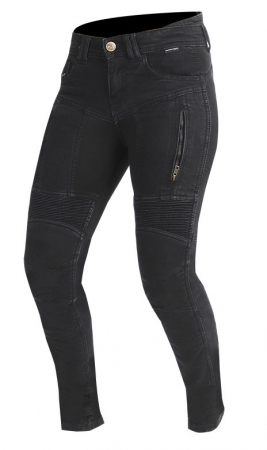 Blugi / jeansi moto - Blugi Trilobite Parado Lady, Skinny Fit, Negru
