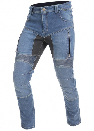 Blugi / jeansi moto - Blugi Trilobite Parado, Skinny Fit, Albastru