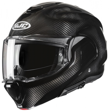 Casti flip-up / flip-back - Casca HJC F100 Carbon Solid