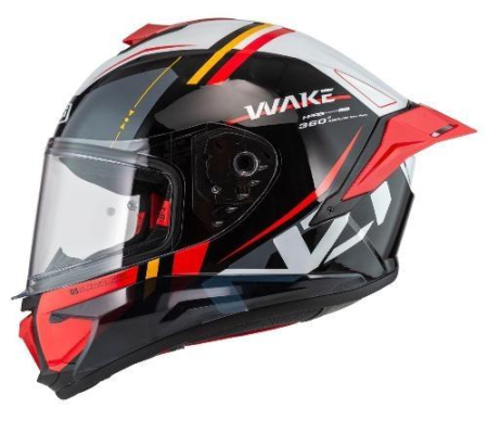 Casti moto - Casca NZI Wake Stream Booster Stripes