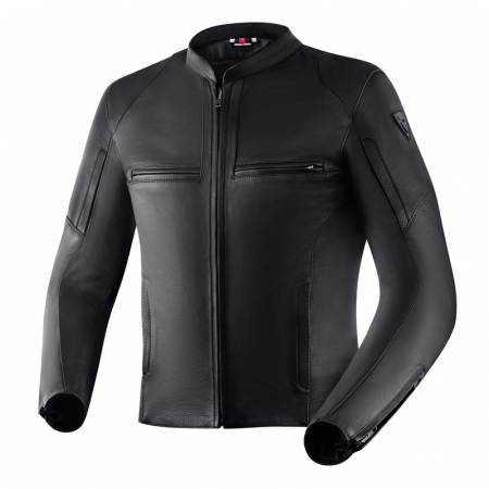 Geci moto piele - Geaca de piele Rebelhorn Runner III, Negru