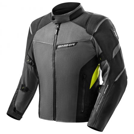 Geci moto textil - Geaca SHIMA Rush 2.0 Mesh, Fluo - lichidare de stoc!