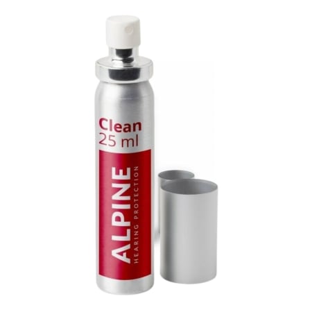 Casti moto - Spray Alpine Clean pentru curatarea dopurilor de urechi 25ml