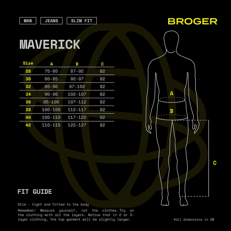 Blugi Broger Maverick, Slim Fit [8]