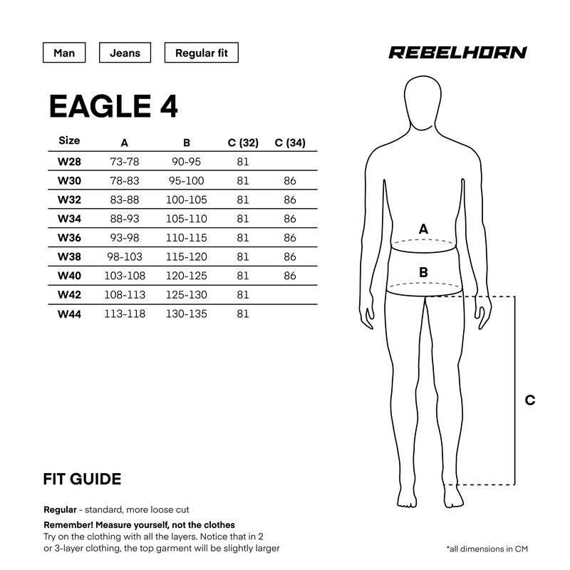 Blugi Rebelhorn Eagle IV, Regular Fit [11]