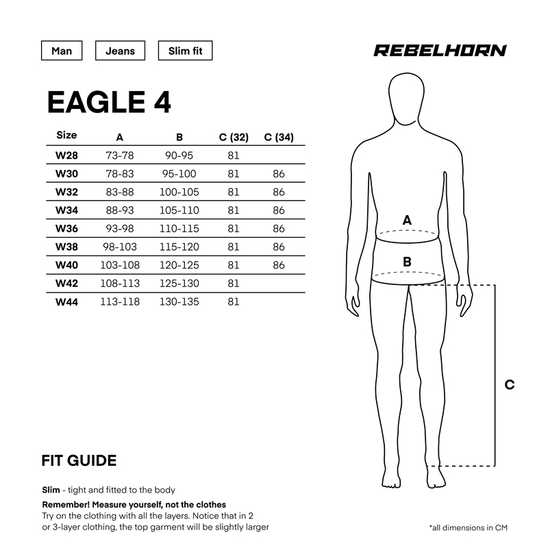 Blugi Rebelhorn Eagle IV, Slim Fit [12]