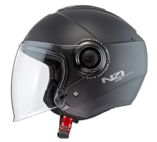 Casca NZI Civic Solid XXL, Negru mat
