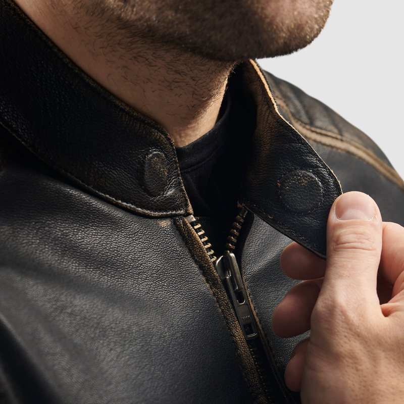 Geaca de piele Rebelhorn Hunter II Vintage [5]