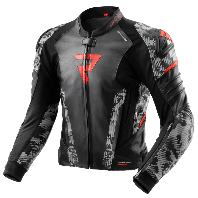 Geaca de piele Rebelhorn Veloce 52, Gri