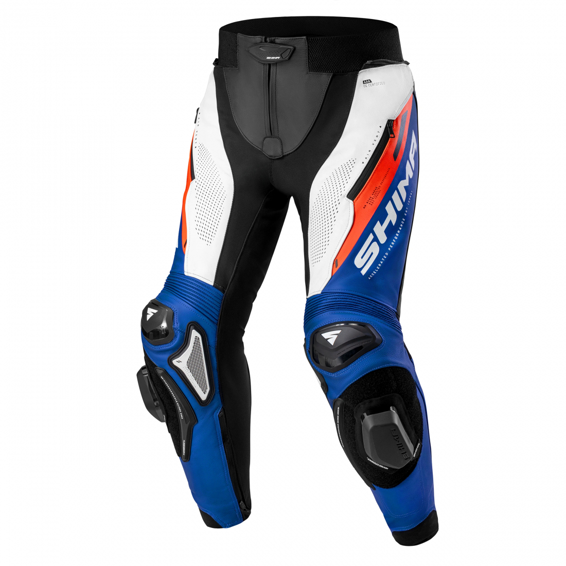 Pantaloni de piele SHIMA Mission ST 46, Albastru
