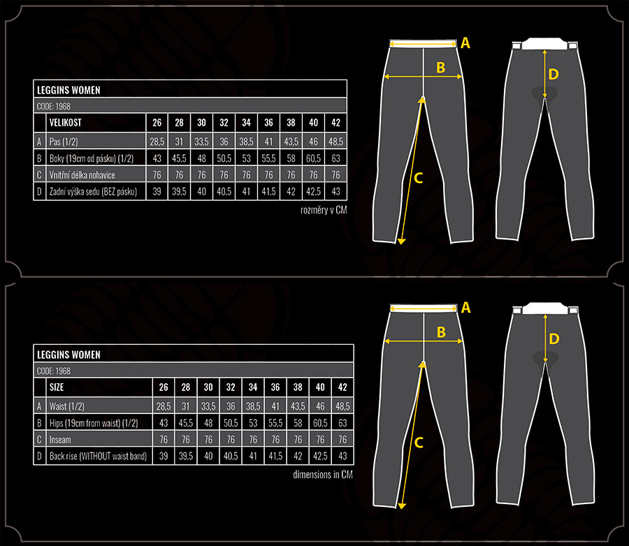 Pantaloni Trilobite Leggings Lady, Negru - lichidare stoc! [4]