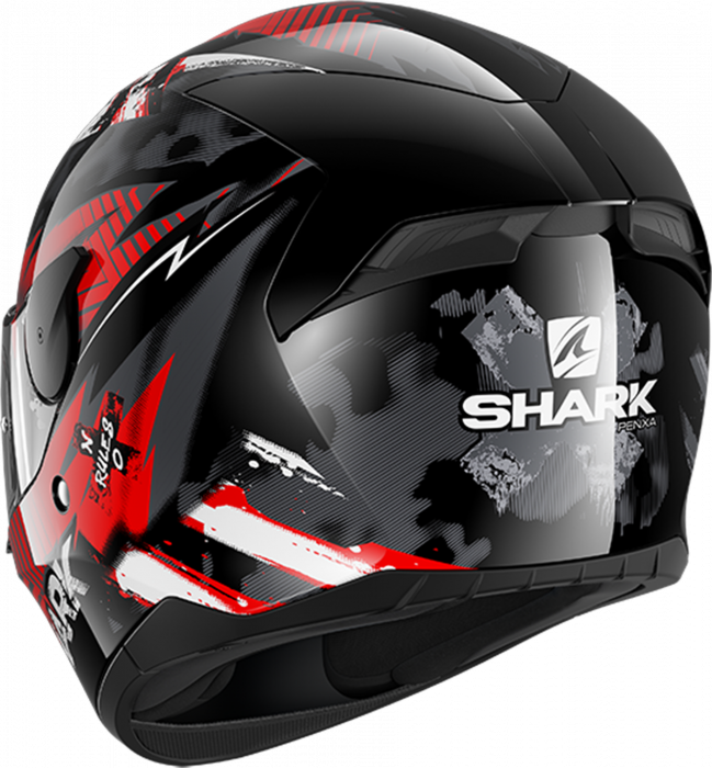 Casca moto SHARK D-SKWAL 2 PENXA Black Red Anthracite [3]