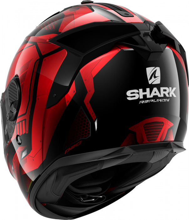 Casca moto SHARK SPARTAN GT REPLIKAN Black Chrom Red [2]