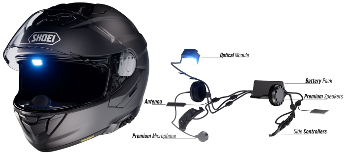 Sistem comunicatie SHOEI HUD [2]