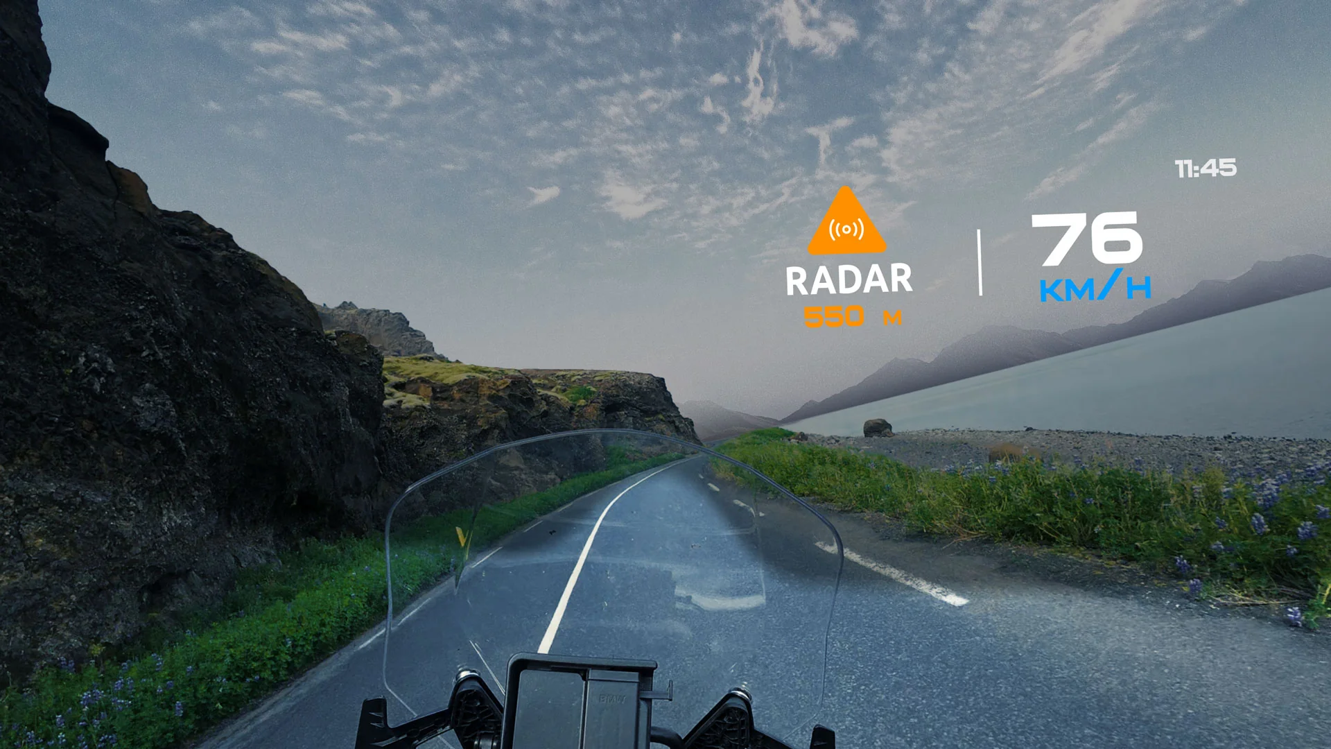 Visor Head-Up Display SHOEI GT-AIR3 SMART WMATT BLACK [6]