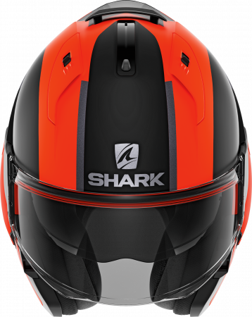 Casca moto modulara SHARK EVO ES ENDLESS Mat Orange Black [3]