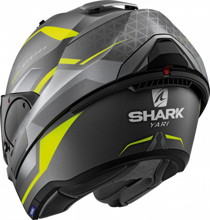 Casca modulara SHARK EVO ES YARI Mat Anthracite Yellow Silver [4]
