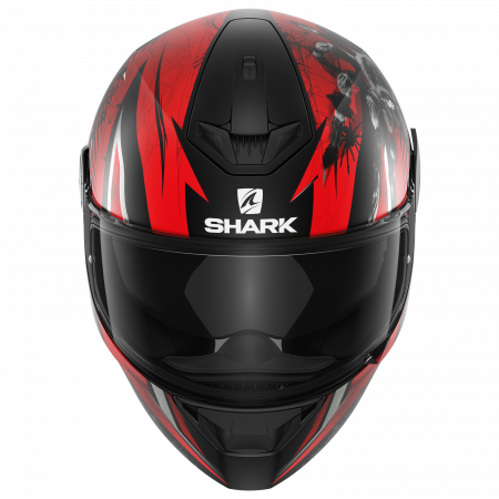 Casca moto integrala SHARK D-SKWAL 2 ATRAXX Mat Black Red [1]